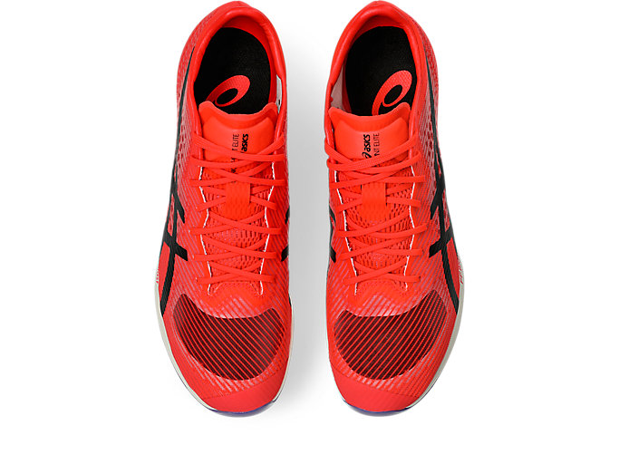 Details for 아식스 소닉 스프린트 엘리트 3 육상화 플래시 레드/블랙 1093A219-600