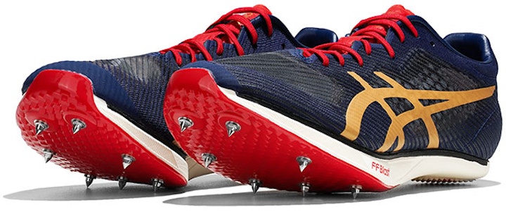 ASICS SonicSprint Elite3 'Navy Gold' Lelaki Wanita Running Kasut Lelaki 2023 1093A237-400 Lookbook ASICS SonicSprint Elite3 'Navy Gold' Lelaki Wanita Running Kasut Lelaki 2023 1093A237-400