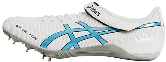 ASICS SP Blade HM 'White Blue Magic Tape' TTP512-0138 ASICS SP Blade HM 'White Blue Magic Tape' TTP512-0138