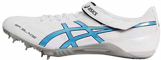 ASICS SP Blade HM 'White Blue Magic Tape' TTP512-0138 ASICS SP Blade HM 'White Blue Magic Tape' TTP512-0138