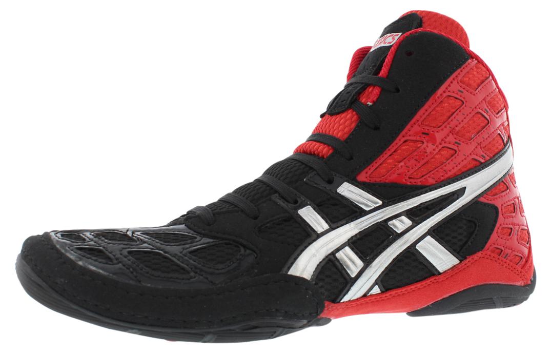 Buy 亚瑟士Split Second 9红黑舒适减震高帮训练鞋 J203Y2193