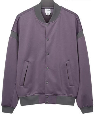 ASICS Sportstyle Knit Varsity Logo Lavender Gray Outdoor Casual Jacket 2203A284-500 Buy ASICS Sportstyle Knit Varsity Logo Lavender Gray Outdoor Casual Jacket 2203A284-500
