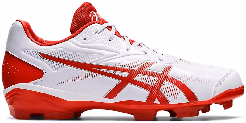 ASICS Star Shine III Baseball Point Spike Shoes 'White Red' 1123A033-101 Order ASICS Star Shine III Baseball Point Spike Shoes 'White Red' 1123A033-101