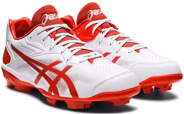 ASICS Star Shine III Baseball Point Spike Shoes 'White Red' 1123A033-101 Shop ASICS Star Shine III Baseball Point Spike Shoes 'White Red' 1123A033-101