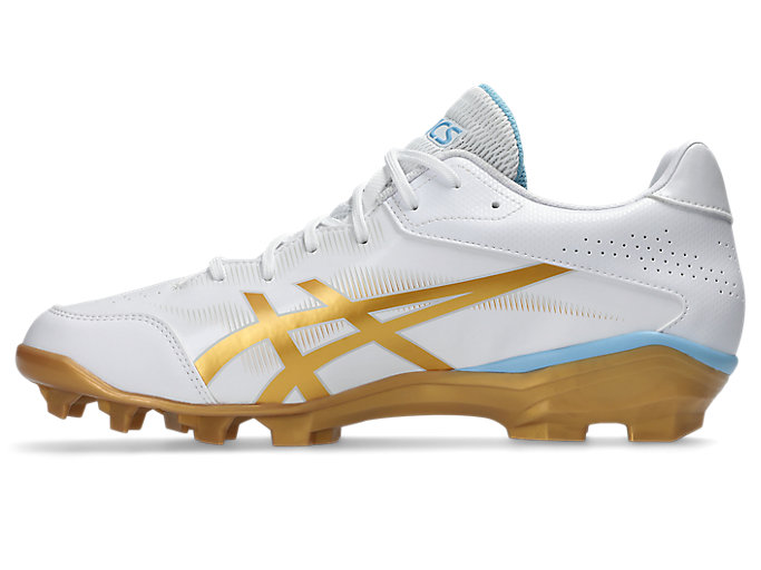 Shop ASICS Star Shine 3 籃球鞋 白色/純金色 1123A033-104