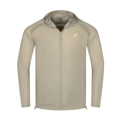 ASICS Stylish Zip-Up Jacket in Gray Green 2011C968-300