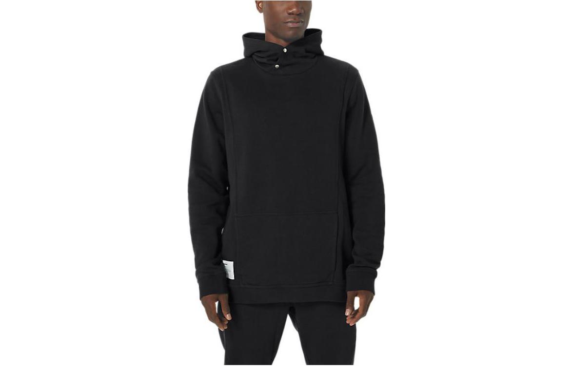 ASICS Sunday Sana Fleece Hoodie Black Pullover Long-Sleeve 2031D068-001
