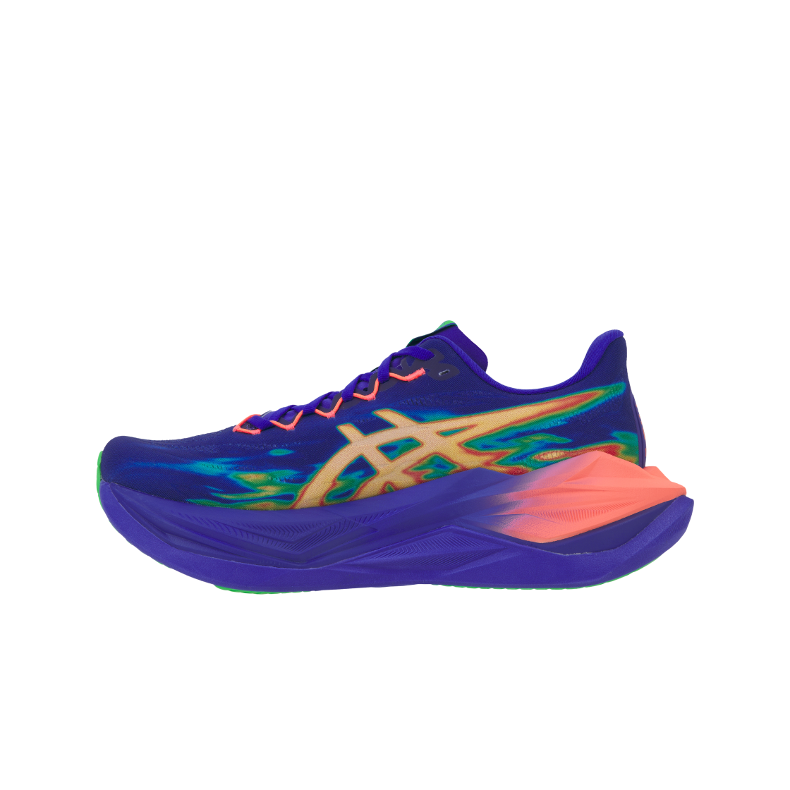 Shop ASICS スーパー ブラスト 3 コバルト バースト ライト オレンジ 1013A177-400