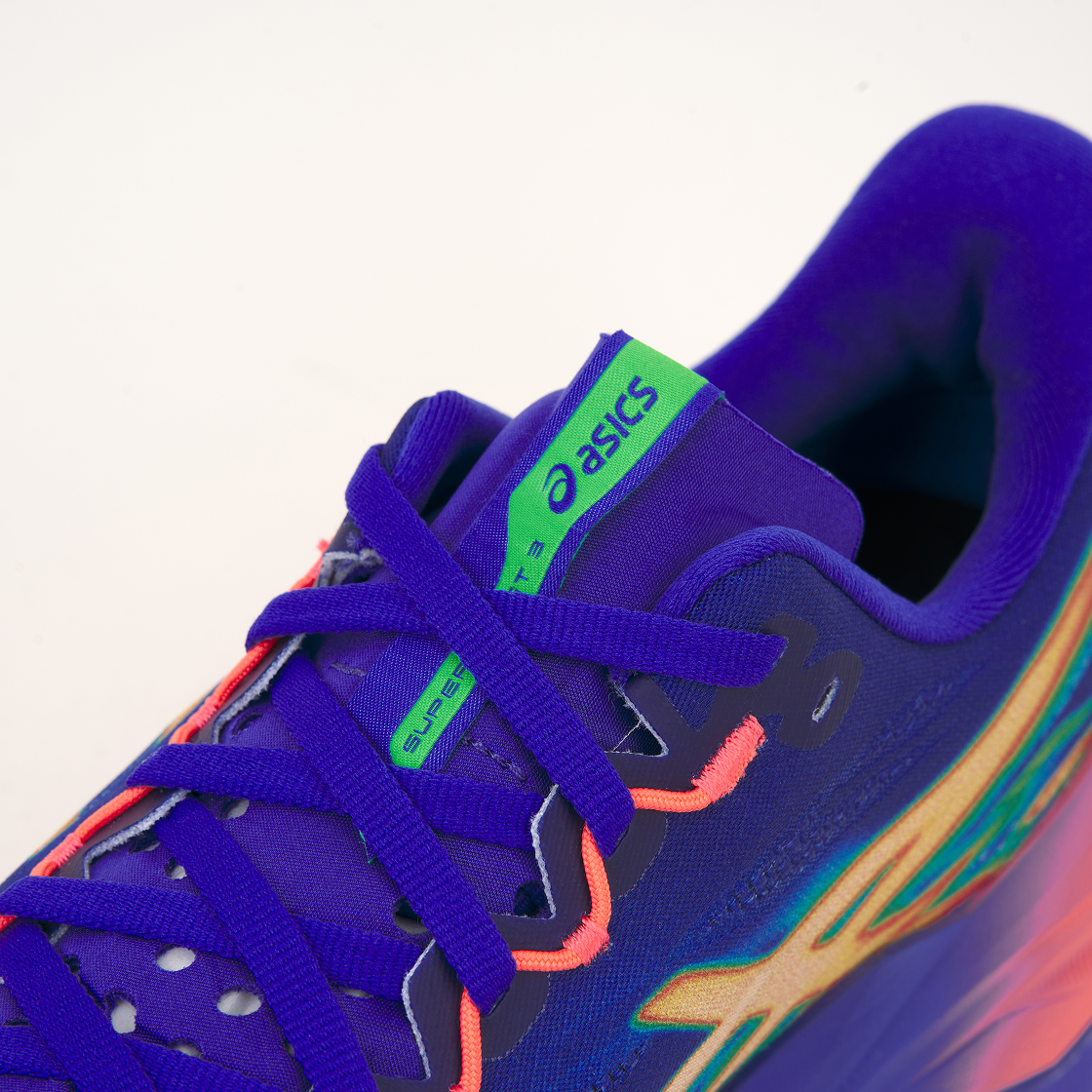 Sizing ASICS Superblast 3 鈷藍爆裂 淡橙色跑鞋 1013A177-400