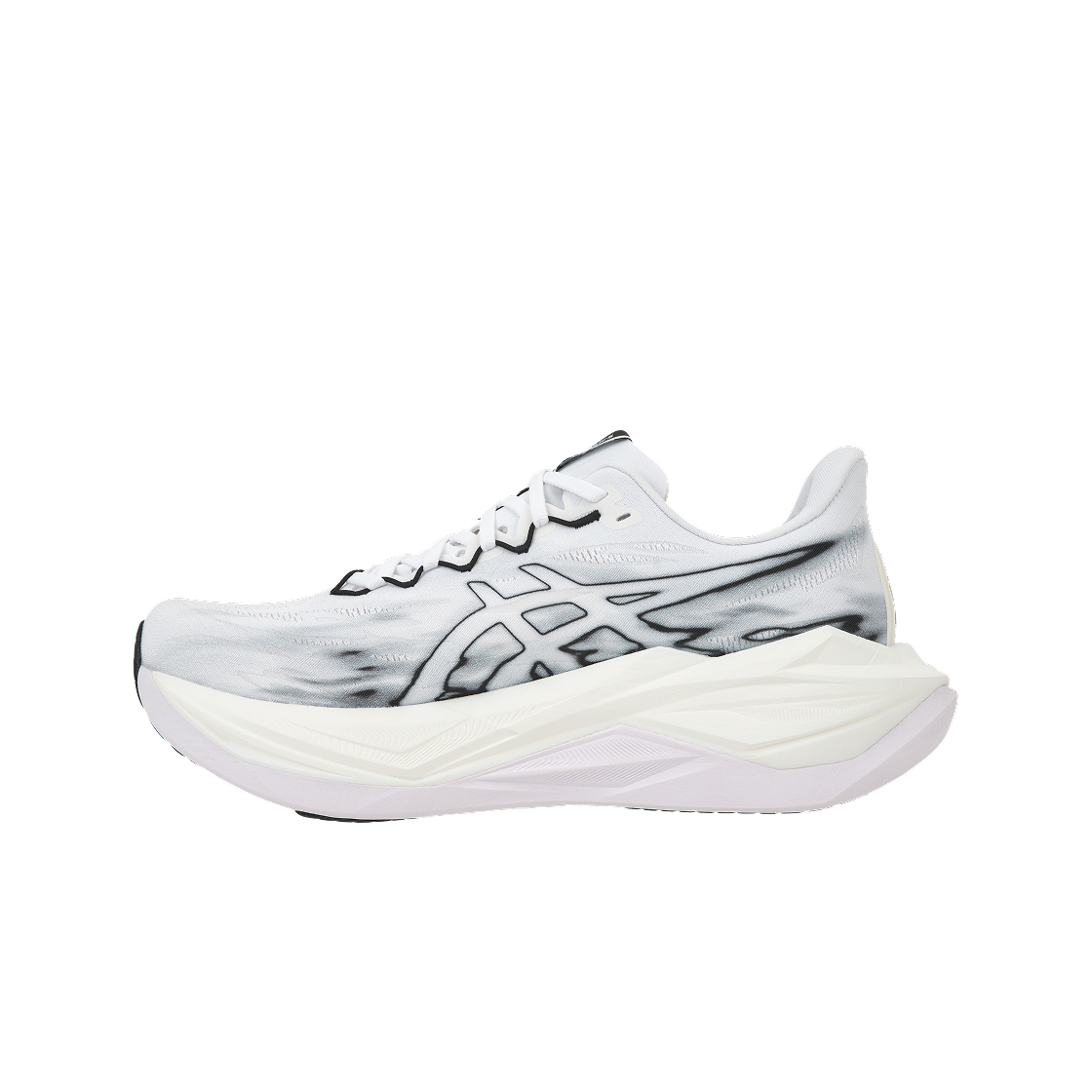 Shop ASICS Superblast 3 白黑配色運動鞋 1013A177-100