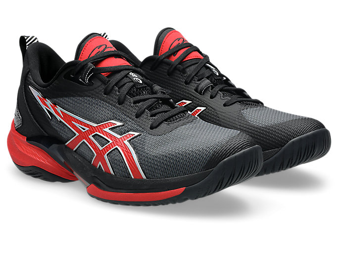 Order 아식스 스위프트에이스 유키 러닝화 블랙/레드 1063A136-001