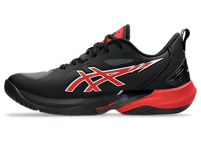 Shop 아식스 스위프트에이스 유키 러닝화 블랙/레드 1063A136-001
