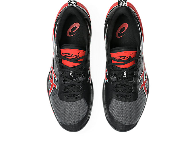 Details for 아식스 스위프트에이스 유키 러닝화 블랙/레드 1063A136-001