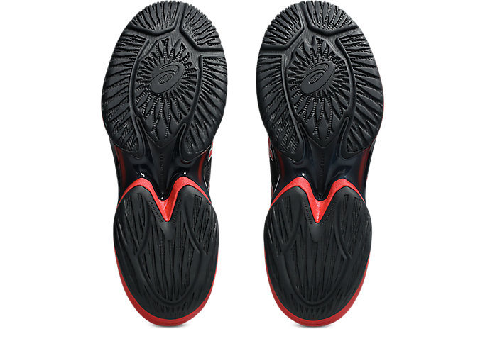 Sizing 아식스 스위프트에이스 유키 러닝화 블랙/레드 1063A136-001