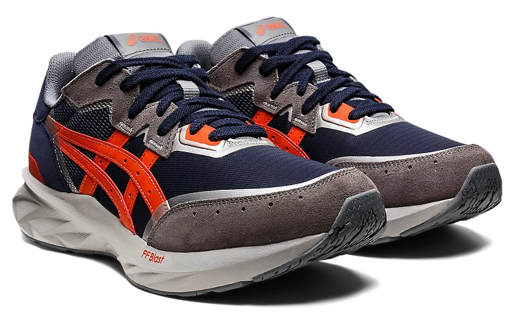Lookbook Asics Tarther Blast 舒適 耐磨 低筒 跑步鞋 男款 藍棕