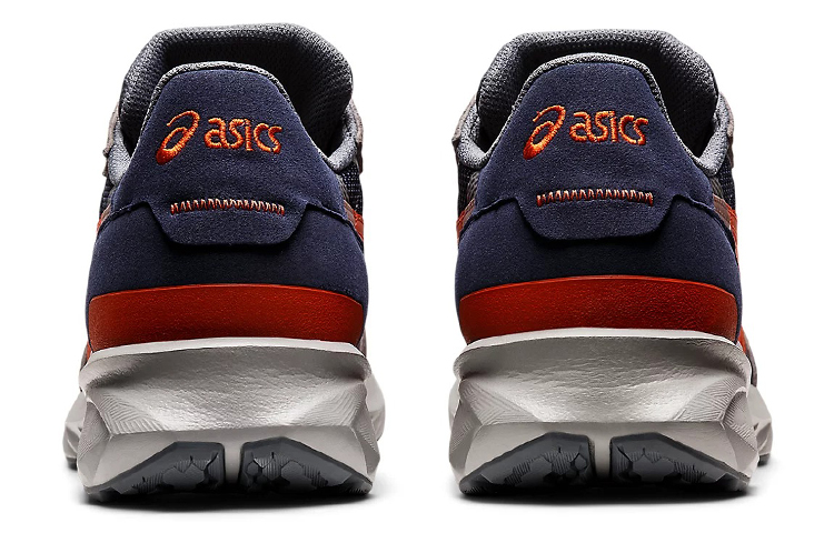 Shop Asics Tarther Blast 舒適 耐磨 低筒 跑步鞋 男款 藍棕