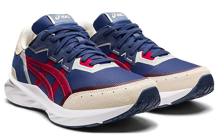 Lookbook ASICS Tarther Blast ''Thunder Blue Burgundy'' Herren Sneaker 1201A066-400