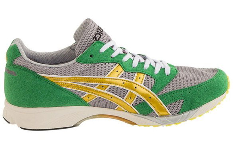 Order Asics Tarther Japan 透氣輕便舒適 低筒跑步鞋 灰綠黃拼接