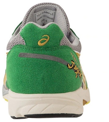Asics Tarther Japan 透氣輕便舒適 低筒跑步鞋 灰綠黃拼接 Purchase Asics Tarther Japan 透氣輕便舒適 低筒跑步鞋 灰綠黃拼接