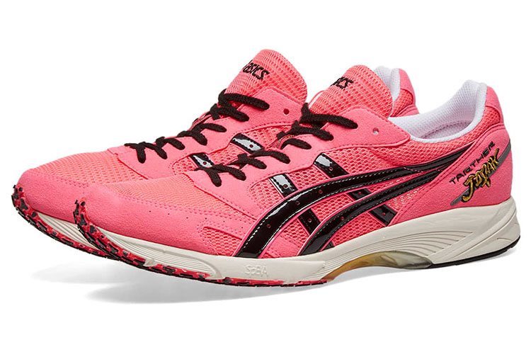 Order Asics Tarther Japan 防滑透氣 低筒休閒跑步鞋 粉黑