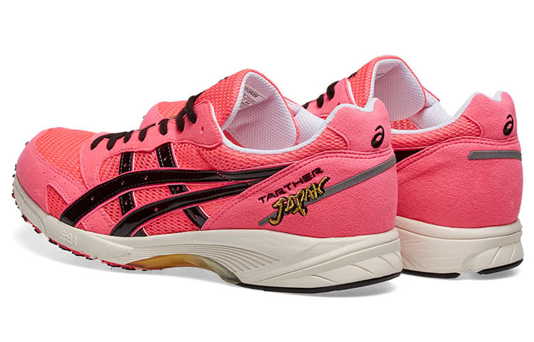 Lookbook Asics Tarther Japan 防滑透氣 低筒休閒跑步鞋 粉黑