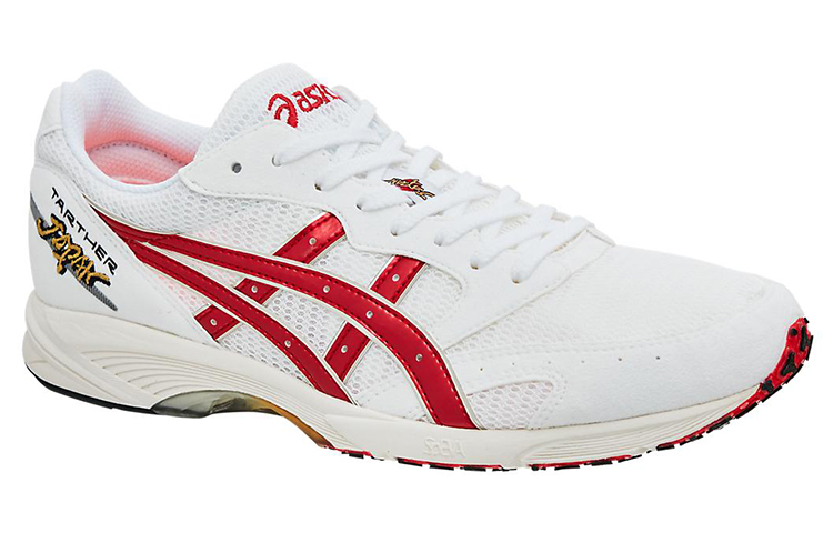 Shop Asics Tarther Japan 低筒 跑步鞋 男女皆宜 白紅