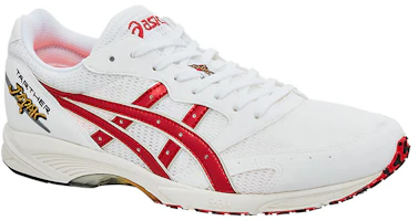 Shop Asics Tarther Japan 低筒 跑步鞋 男女皆宜 白紅