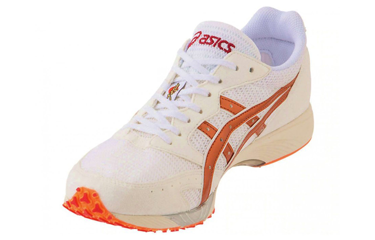 Lookbook Asics Tarther Japan 休閒百搭 運動 透氣 低筒 跑步鞋 男款 白橙色