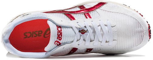 Asics Tarther Japan 低筒透氣跑步鞋 白紅 Shop Asics Tarther Japan 低筒透氣跑步鞋 白紅