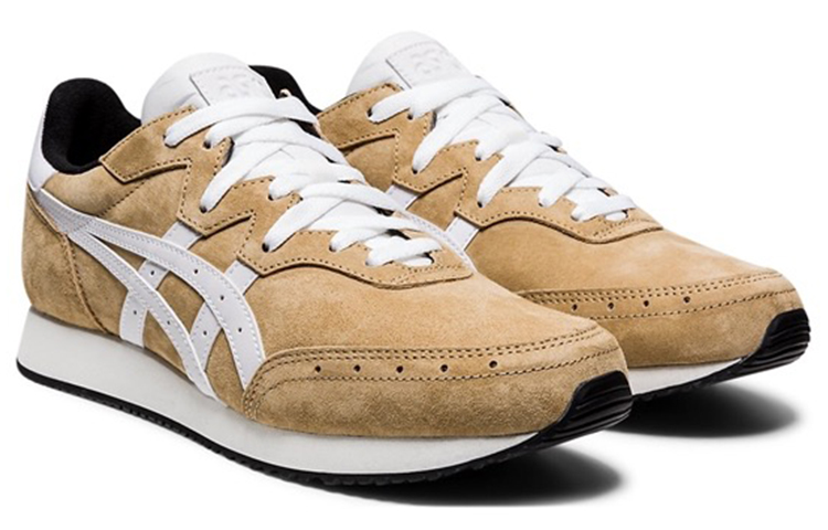 Lookbook Asics Tarther OG 防滑耐磨復古低筒跑步鞋 男女通款 棕黃