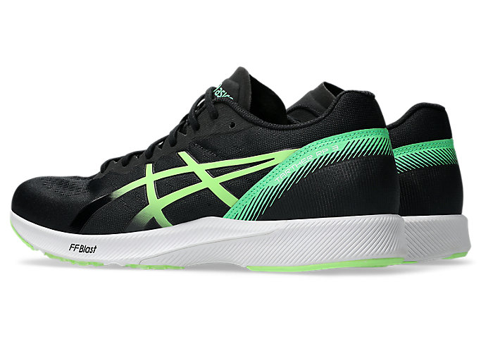 Lookbook 亚瑟士 TARTHER RP 3 跑鞋 黑色/荧光绿色 1011B465-003