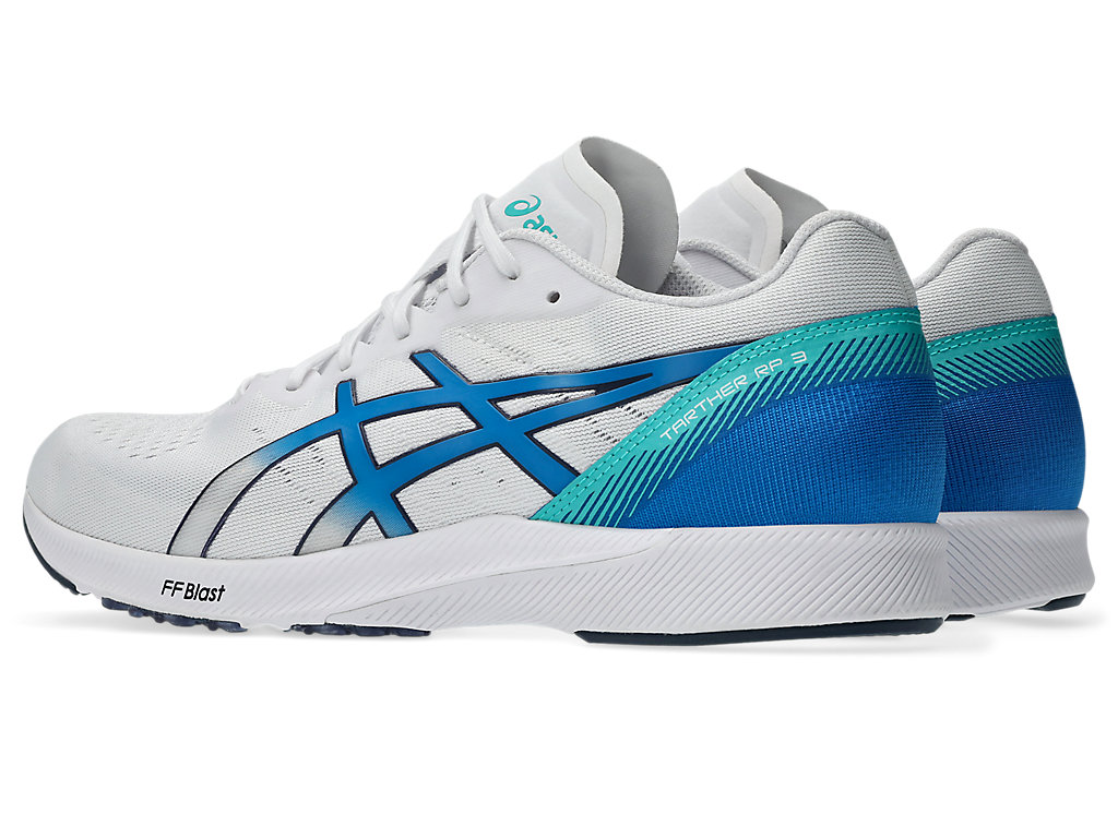 Lookbook ASICS TARTHER RP 3 跑鞋 白色/藍色 1011B465-101