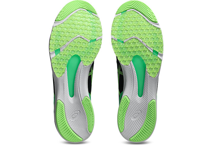 Sizing ASICS Tarther RP 3 寬楦跑鞋 黑色/亮綠色 1011B466-003