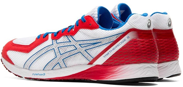 ASICS Tartheredge 2 Putih/Biru/Merah 1011B116-100 Lookbook ASICS Tartheredge 2 Putih/Biru/Merah 1011B116-100