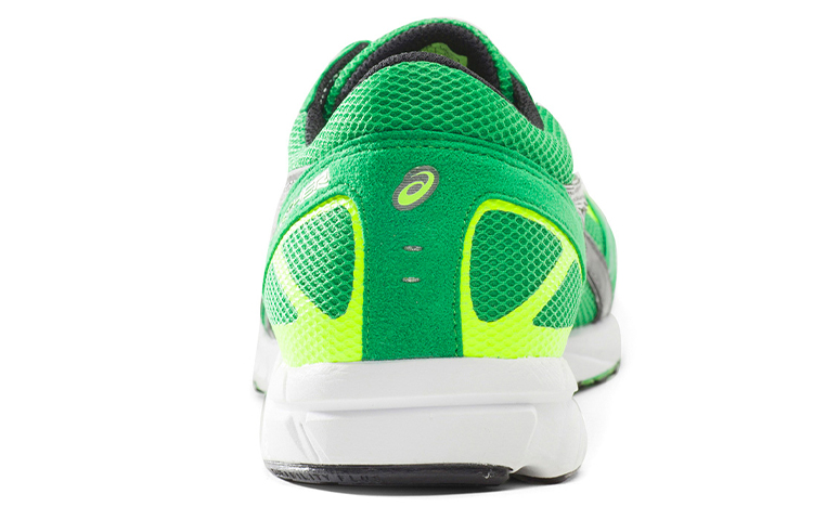 Shop Asics Tartherzeal 耐磨防滑 低筒運動跑步鞋 綠銀