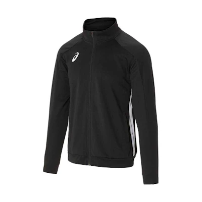 ASICS Team Practice Black Zip-Up Jacket Unisex Long Sleeve 2101A185-001