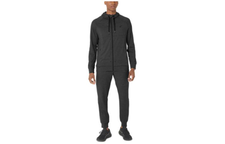ASICS Tech FZ 20 Slim Fit Gray Hoodie Jacket with Logo Print 2031D836-070
