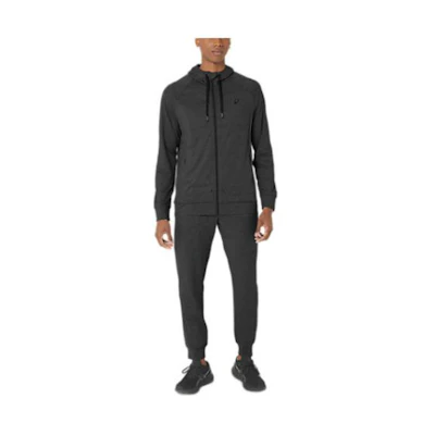 ASICS Tech FZ 20 Slim Fit Gray Hoodie Jacket with Logo Print 2031D836-070