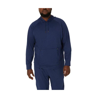 ASICS Tech Pullover Hoodie Loose Fit Long Sleeve - Blue 2031E627-420