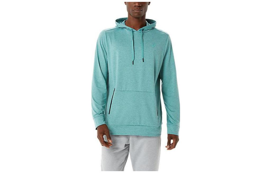 ASICS Tech Pullover Hoodie Sage Green Long Sleeve Sweatshirt 2031C008-333