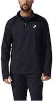 ASICS Thermopolis Black Quarter-Zip Pullover Casual Long-Sleeve Top 2011C011-001 ASICS Thermopolis Black Quarter-Zip Pullover Casual Long-Sleeve Top 2011C011-001