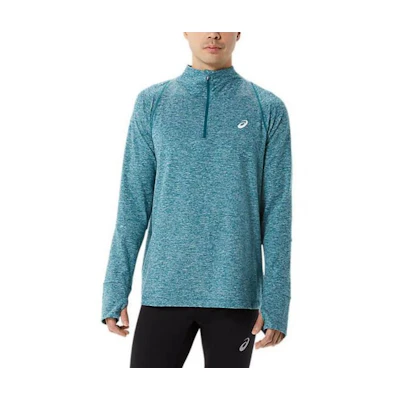 ASICS Thermopolis Blue Quarter Zip Pullover Sweatshirt 2011C011-310