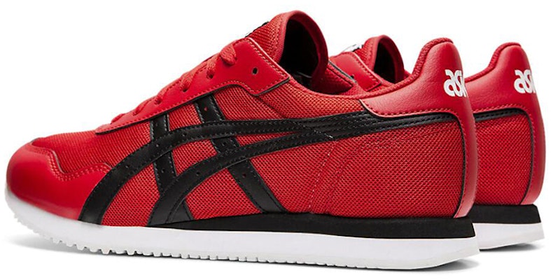 ASICS Tiger Runner 经典红黑色跑鞋 1191A207-600 Shop ASICS Tiger Runner 经典红黑色跑鞋 1191A207-600