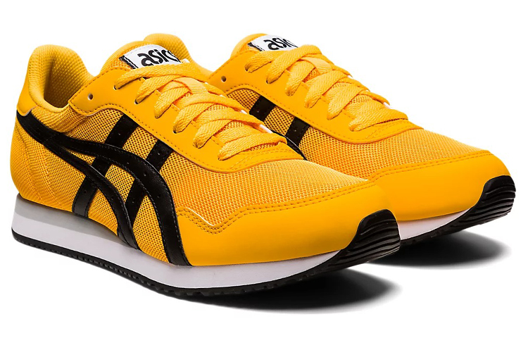 Lookbook ASICS Tiger Runner ''Sunflower'' Sneakers Geel 1201A732-800