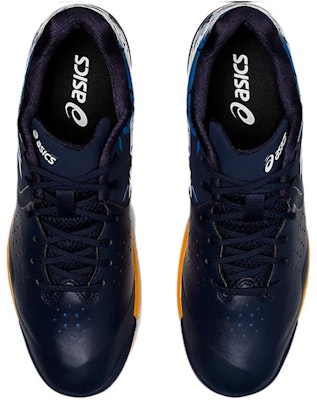 Asics Toque 7 耐磨舒適 專業 穩定 防滑 足球鞋 男女款 黑藍 Shop Asics Toque 7 耐磨舒適 專業 穩定 防滑 足球鞋 男女款 黑藍