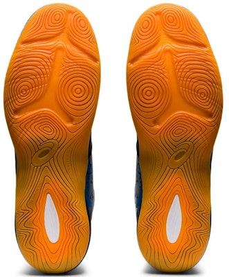 Asics Toque 7 耐磨舒適 專業 穩定 防滑 足球鞋 男女款 黑藍 Details for Asics Toque 7 耐磨舒適 專業 穩定 防滑 足球鞋 男女款 黑藍