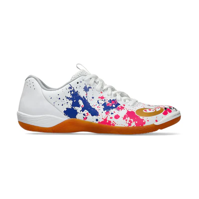 ASICS TOQUE 8 Soccer Shoes White/Pure Gold