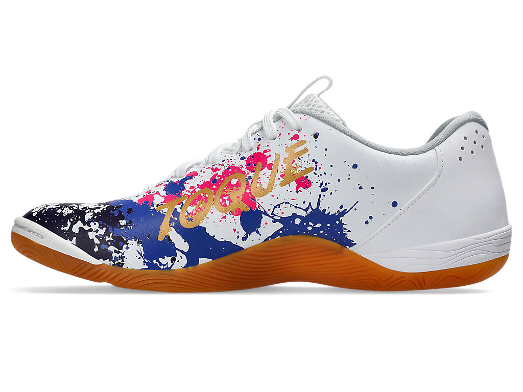 Shop ASICS TOQUE 8 足球鞋 白色/純金 1113A044-101