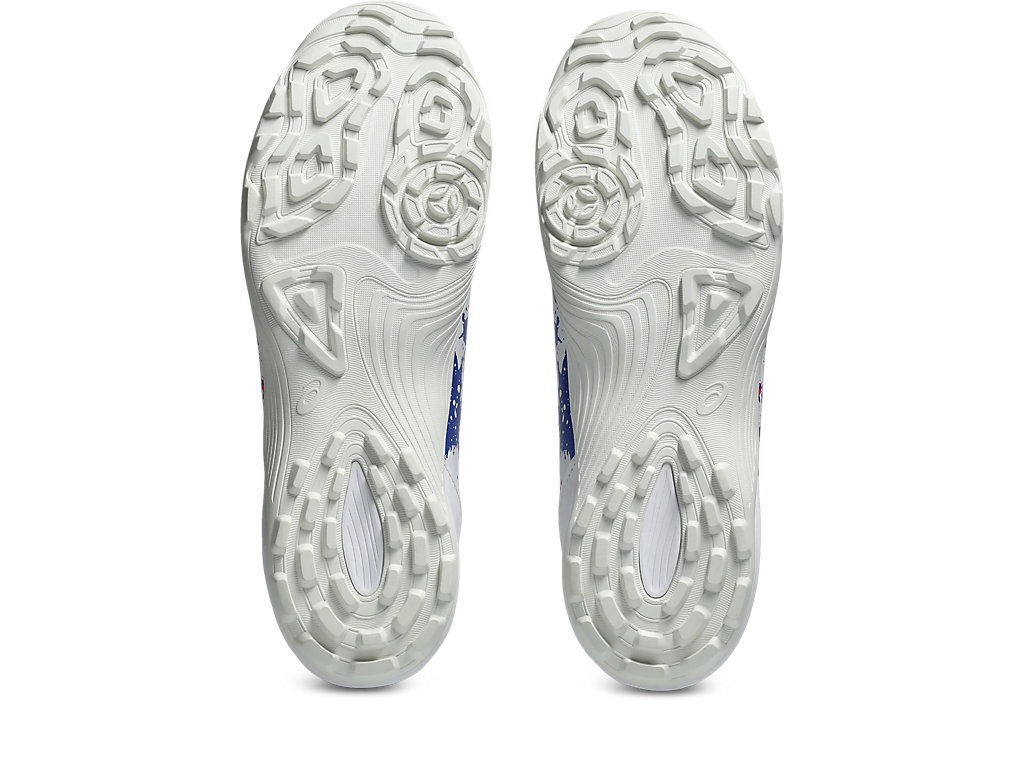 Sizing ASICS TOQUE 8 TF 足球鞋 白色/純金色 1113A045-101