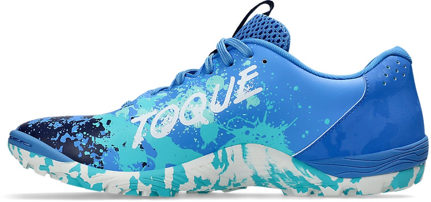 ASICS TOQUE 8 Turf Soccer Shoes Blue Coast/White 1113A045-400 Shop ASICS TOQUE 8 Turf Soccer Shoes Blue Coast/White 1113A045-400